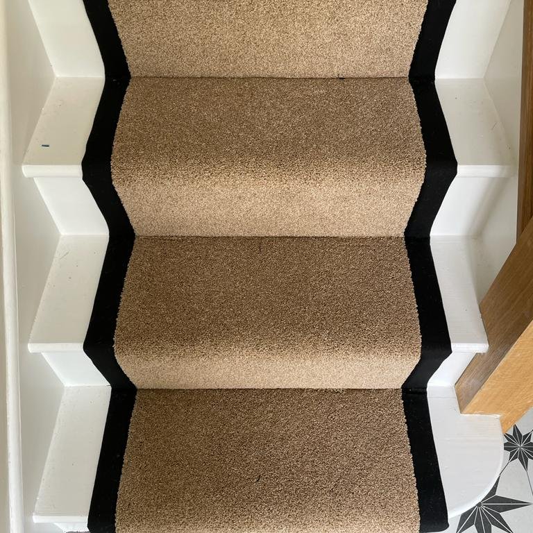 Stair runners installation in Basildon, UK