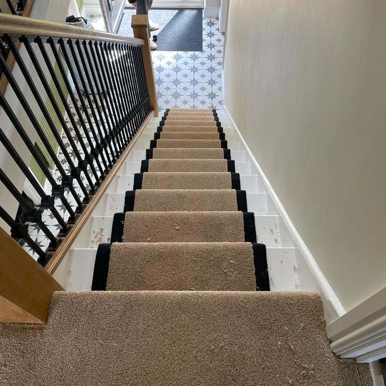 Stair runners installation in Basildon, UK